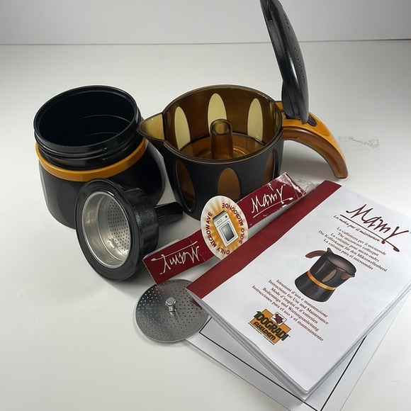 Mamy Coffee Maker Moka Pot for Microwave Espresso Latte Made Italy - Picture 5 of 6